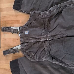Carhartt Women's Insulated Overalls XS Brown